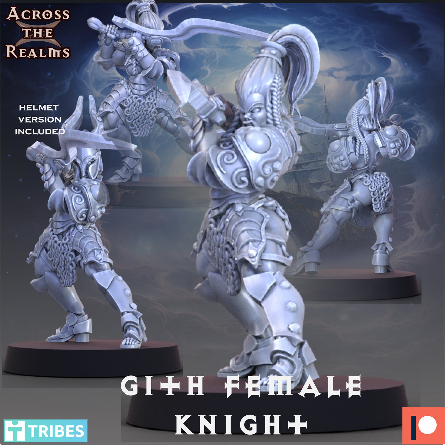 2x Gith Female Knight - Across the Realms