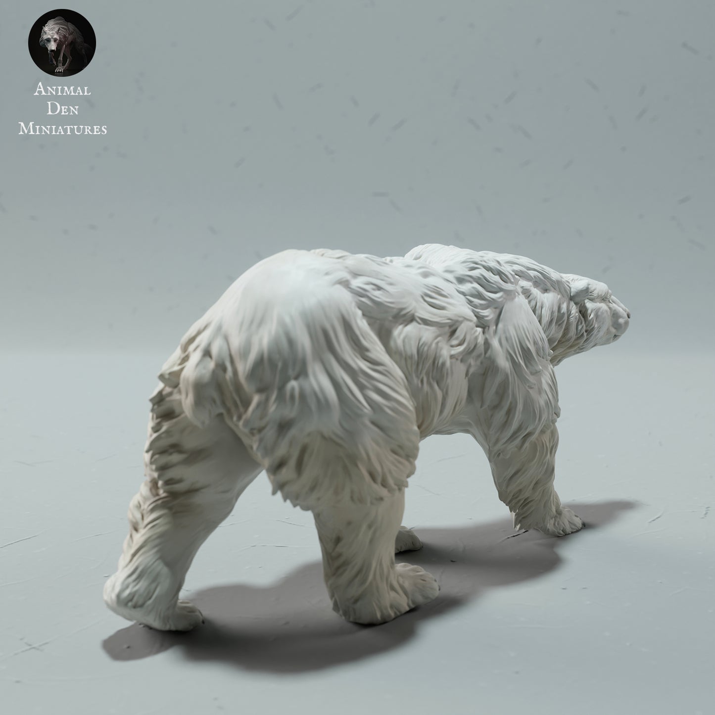 Polar Bear Walking - Animal Den Miniatures