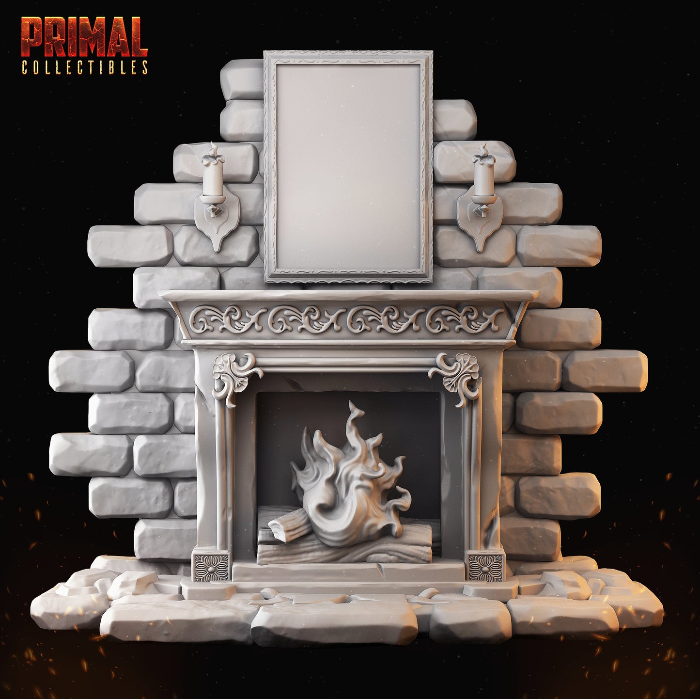 Fireplace and Throne - MASTERS OF DUNGEONS QUEST - Primal Collectibles