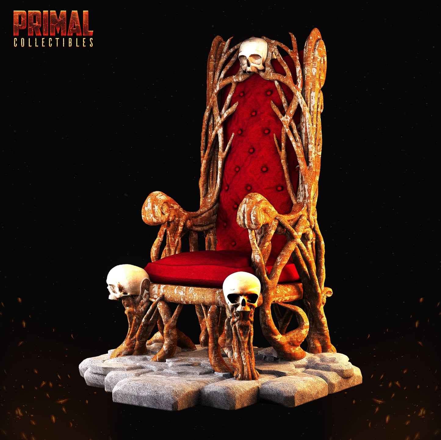 Fireplace and Throne - MASTERS OF DUNGEONS QUEST - Primal Collectibles