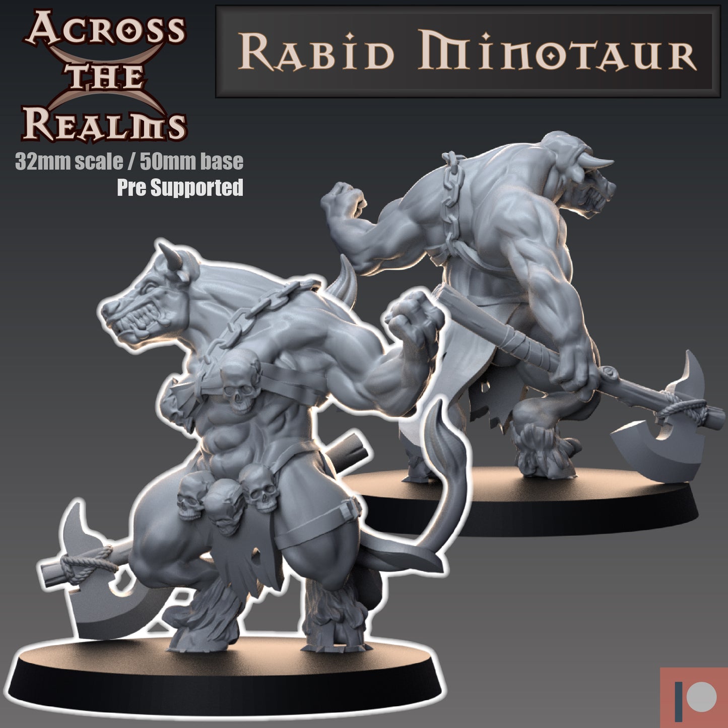 1x Rabid Minotaur - Across the Realms