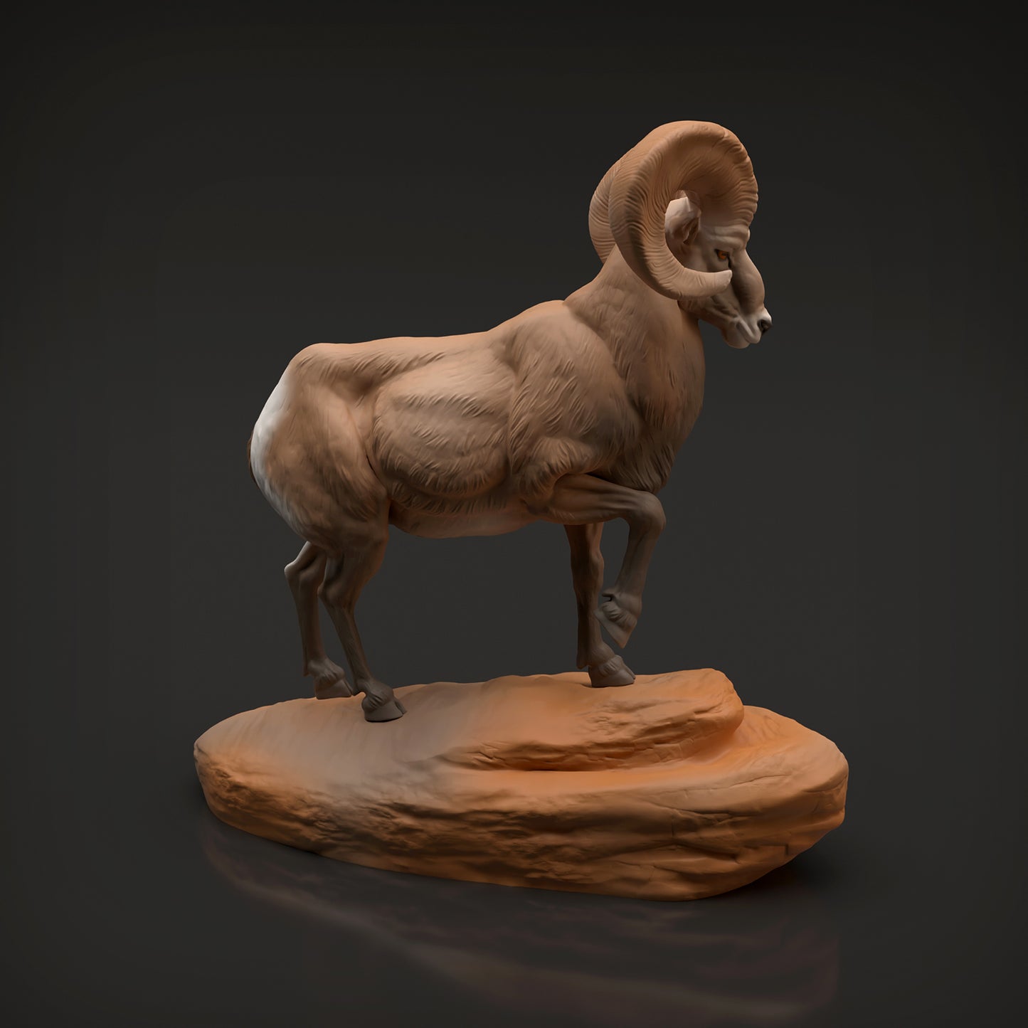 Bighorn Ram - Animal Den Miniatures