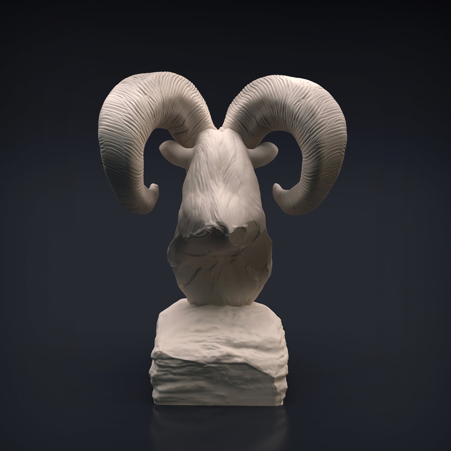 Ram Bust - Animal Den Miniatures