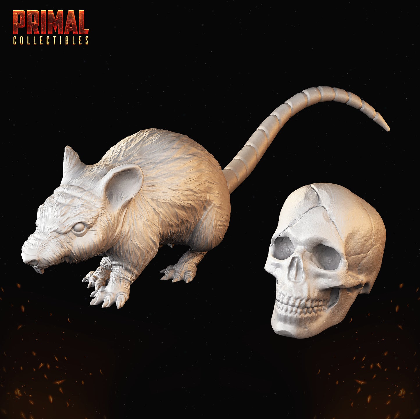 Snake fountain, door open and rat/skull - MASTERS OF DUNGEONS QUEST - Primal Collectibles