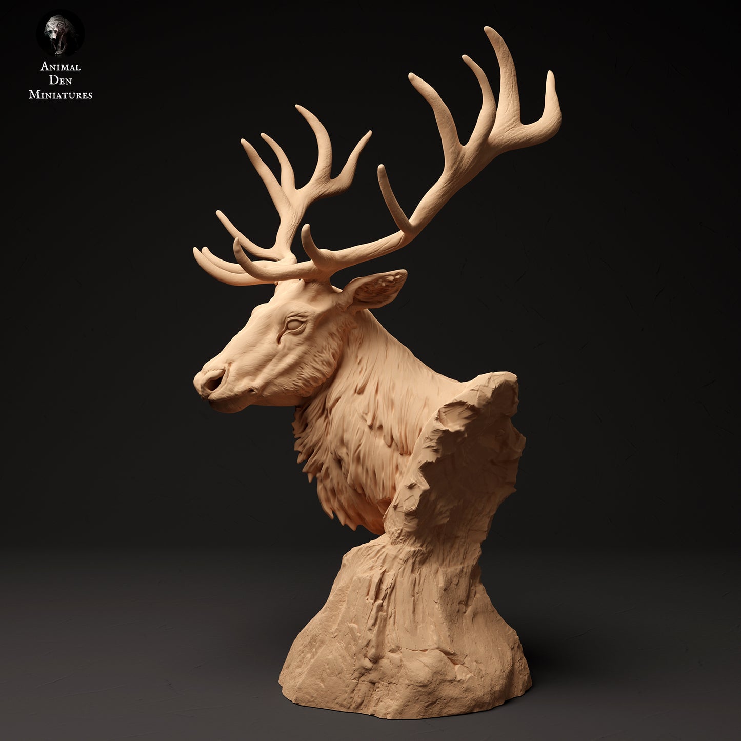 Red Deer Bust - Animal Den Miniatures