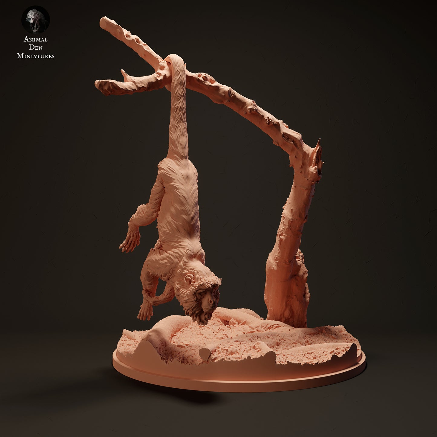 Red Howler Monkey - Animal Den Miniatures