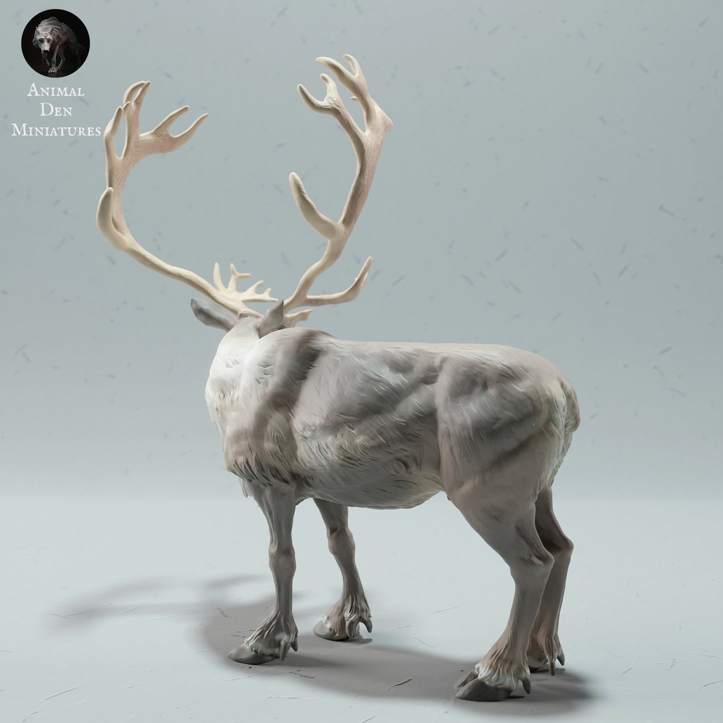 Reindeer / Caribou Bull - Animal Den Miniatures