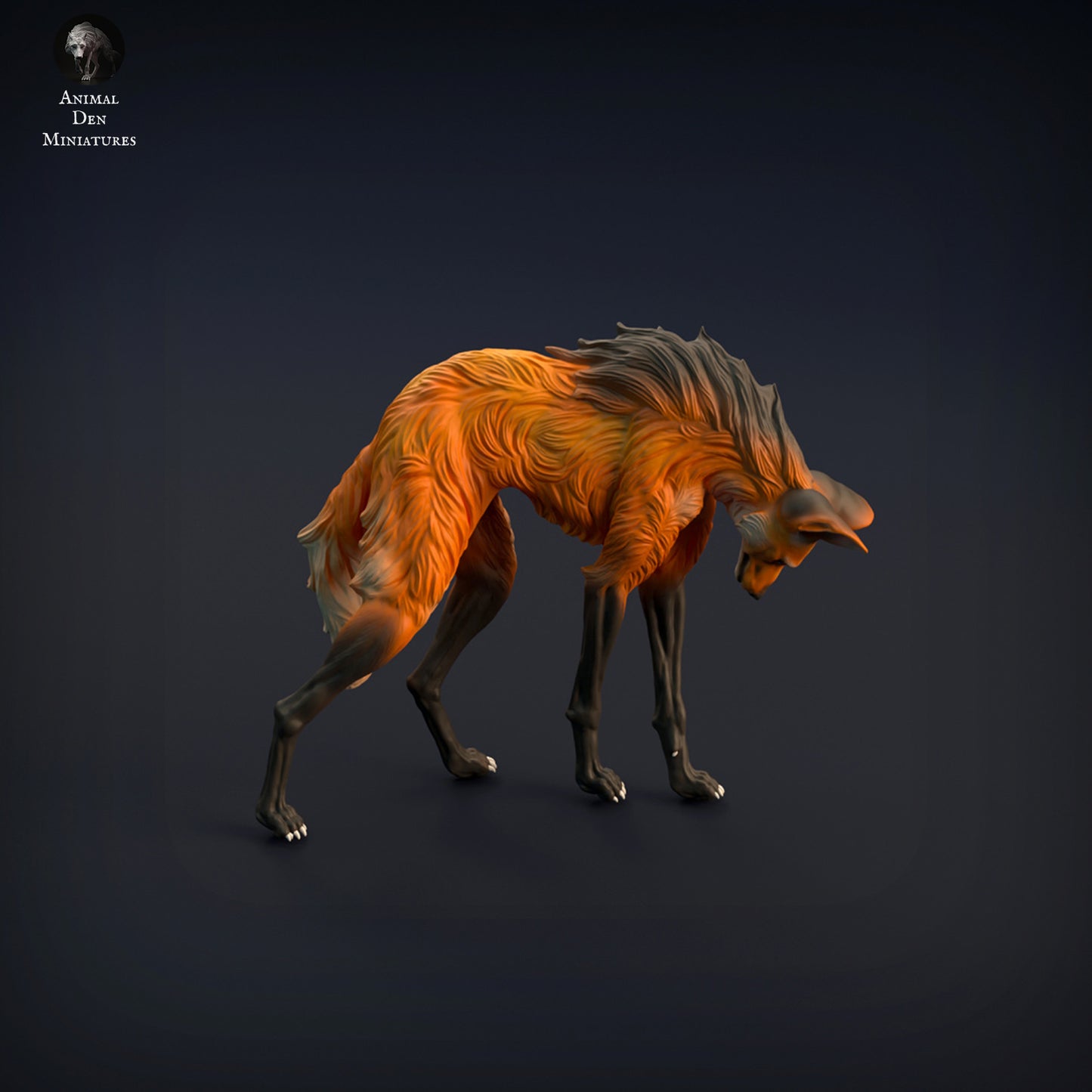 Maned Wolf - Animal Den Miniatures