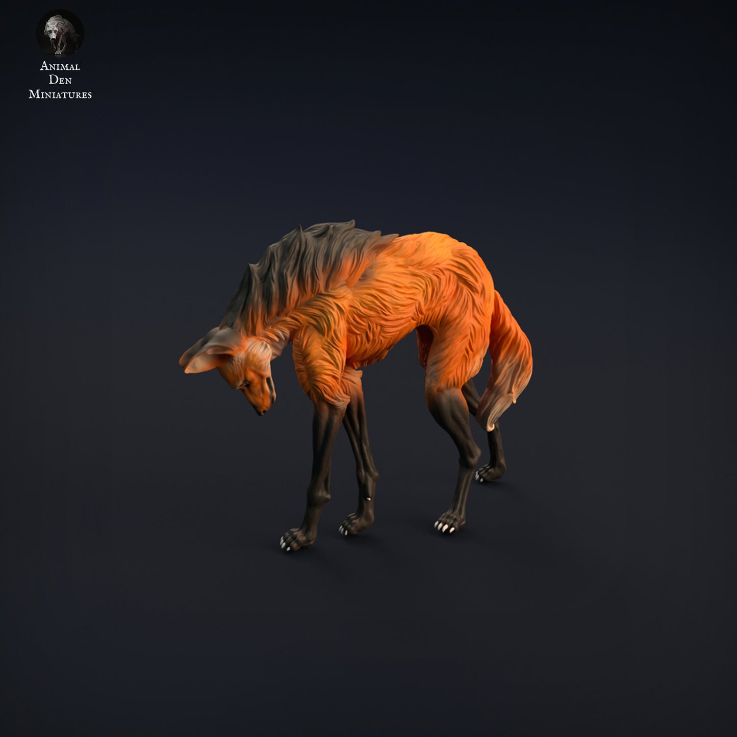 Maned Wolf - Animal Den Miniatures