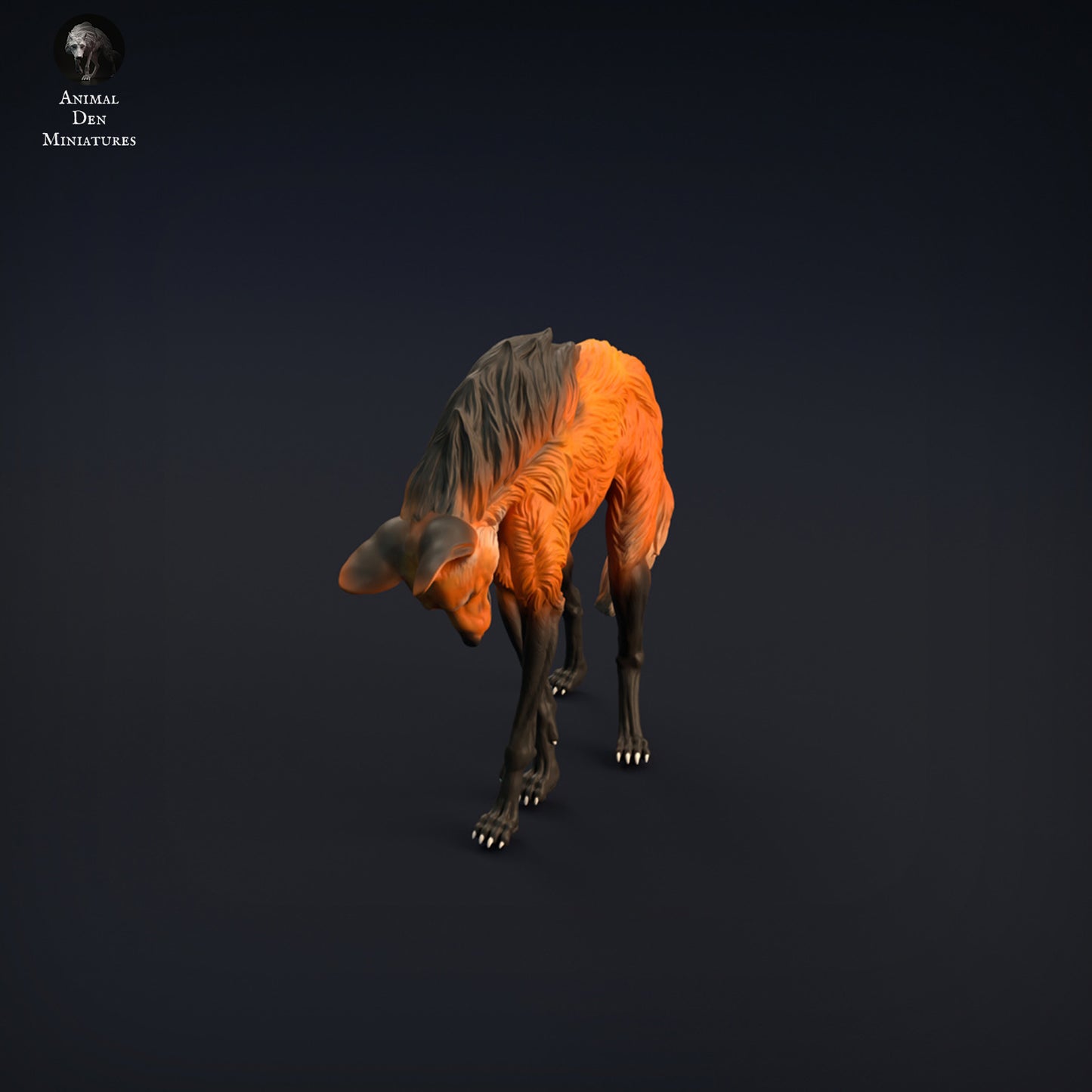 Maned Wolf - Animal Den Miniatures