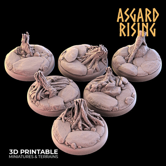 Roadside - 6x 25mm Round Base - Asgard Rising