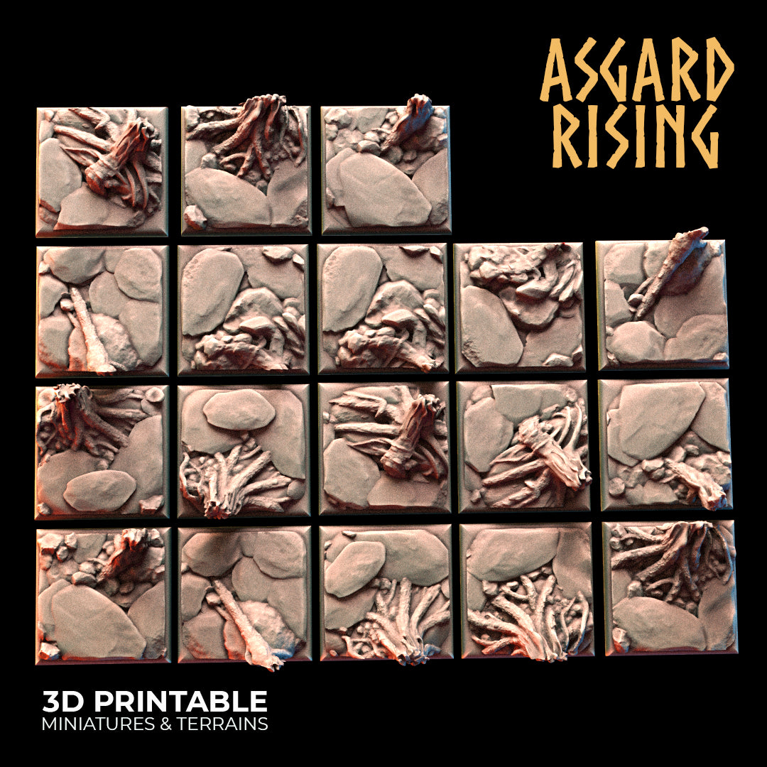 Roadside - 18x 20mm Square Base - Asgard Rising