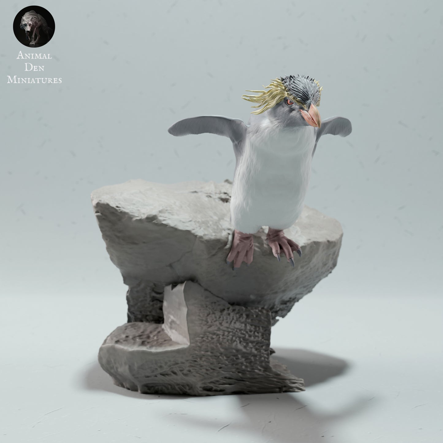 Felsenpinguin-Sprung – Tierhöhlen-Miniaturen