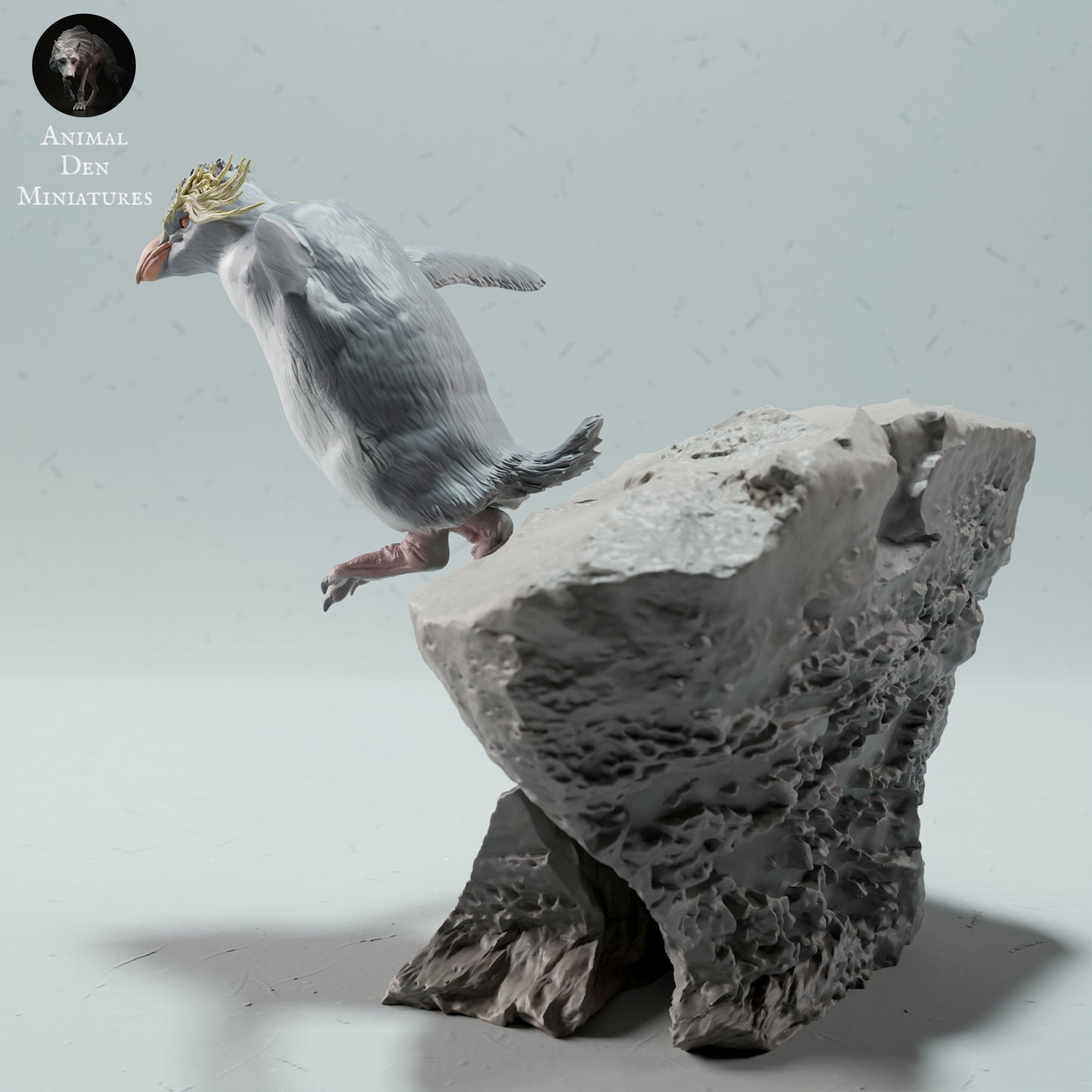 Rockhopper Penguin Jump - Animal Den Miniatures