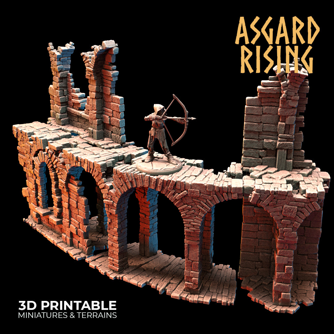 STONE CONSTRUCTIONS & RUINS - Modular Resin Custom Terrain - Asgard Rising