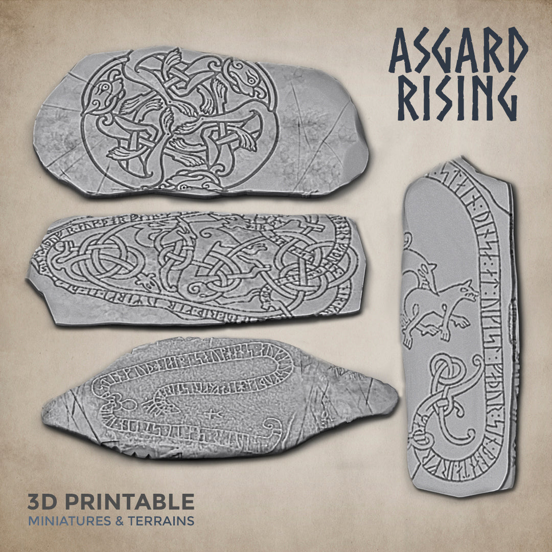 Runic Graves Slabs - Asgard Rising