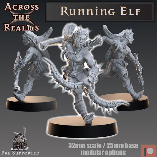 1x Running Elf - Across the Realms