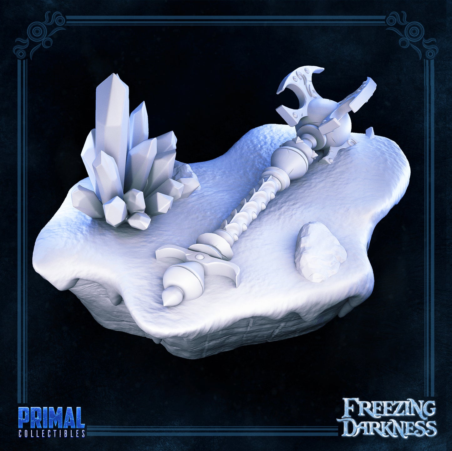 Cage, Iron and Scepter -  FREEZING DARKNESS - MASTERS OF DUNGEONS QUEST - Primal Collectibles