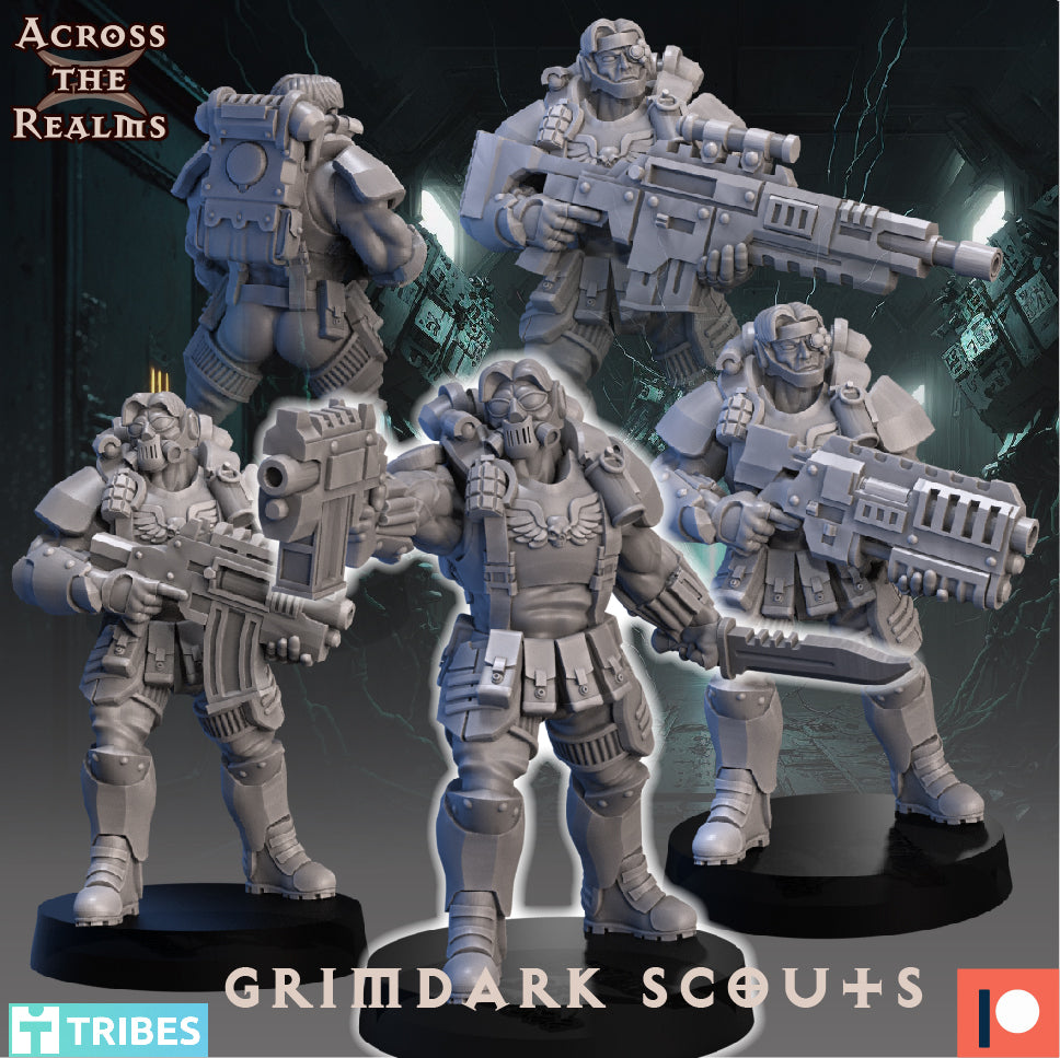 5x Grimdark Scouts - Across the Realms