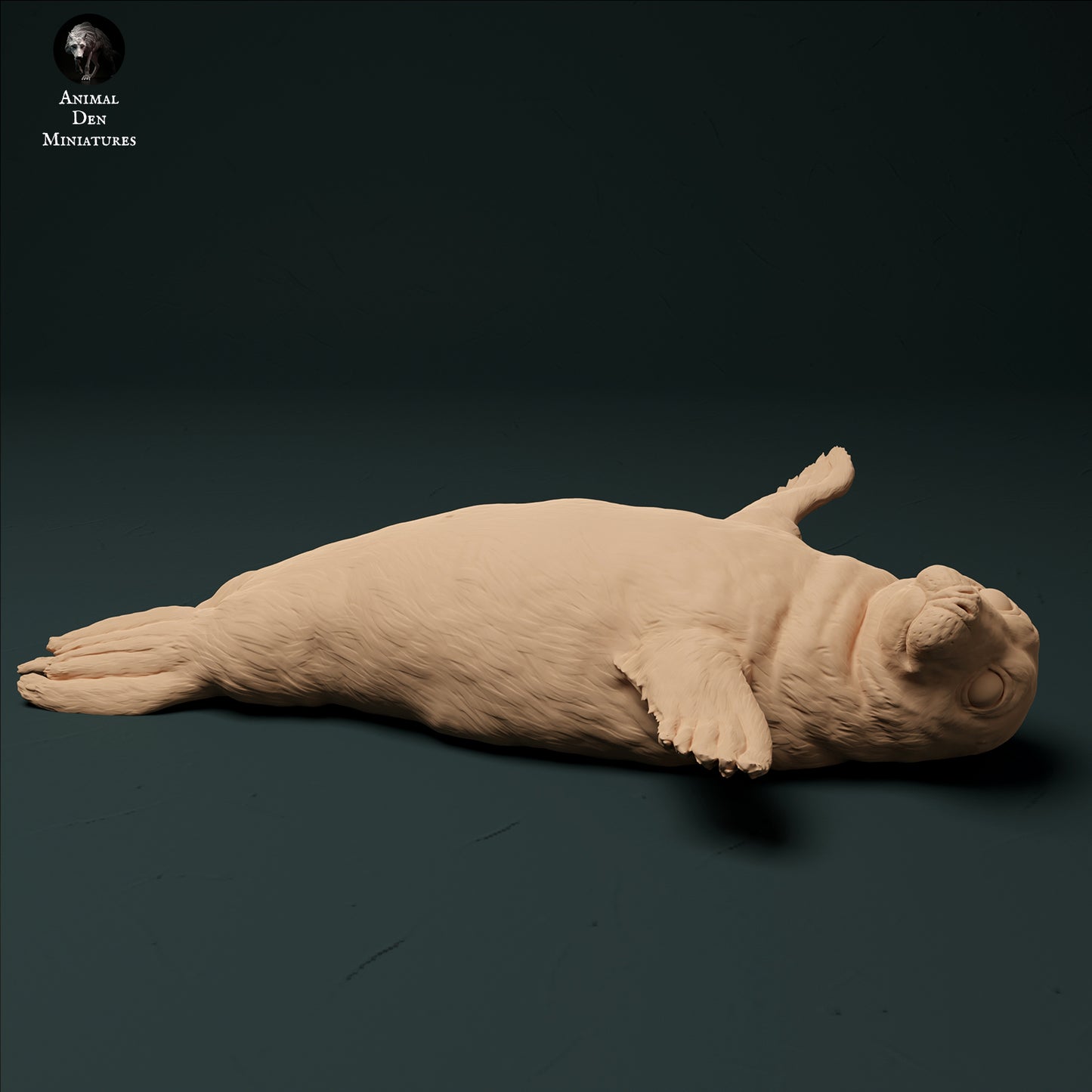 Grey Seal Pup - Animal Den Miniatures