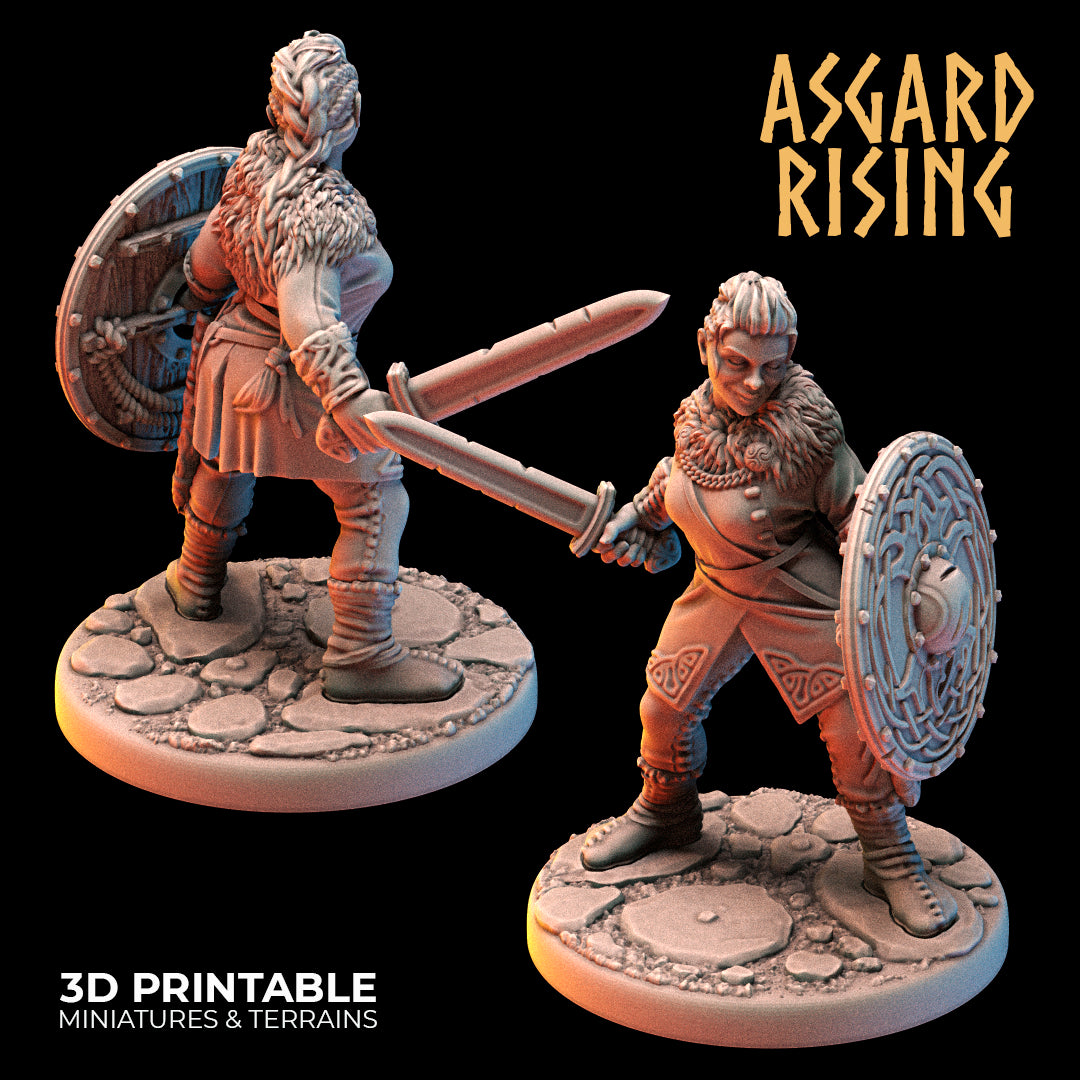 VIKINGS - Shieldmaidens Modular Warband - Asgard Rising