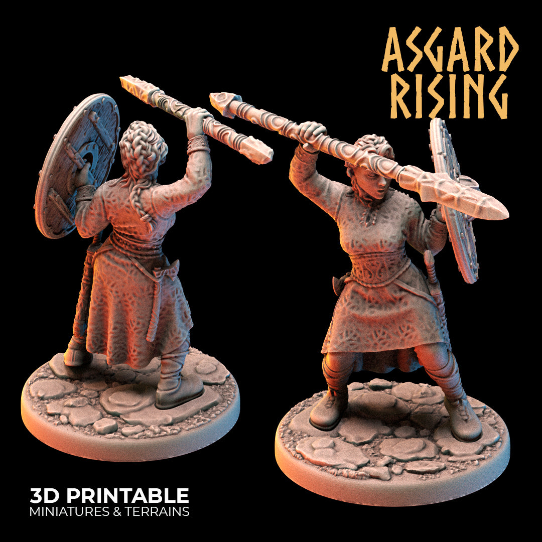 VIKINGS - Shieldmaidens Modular Warband 2 - Asgard Rising