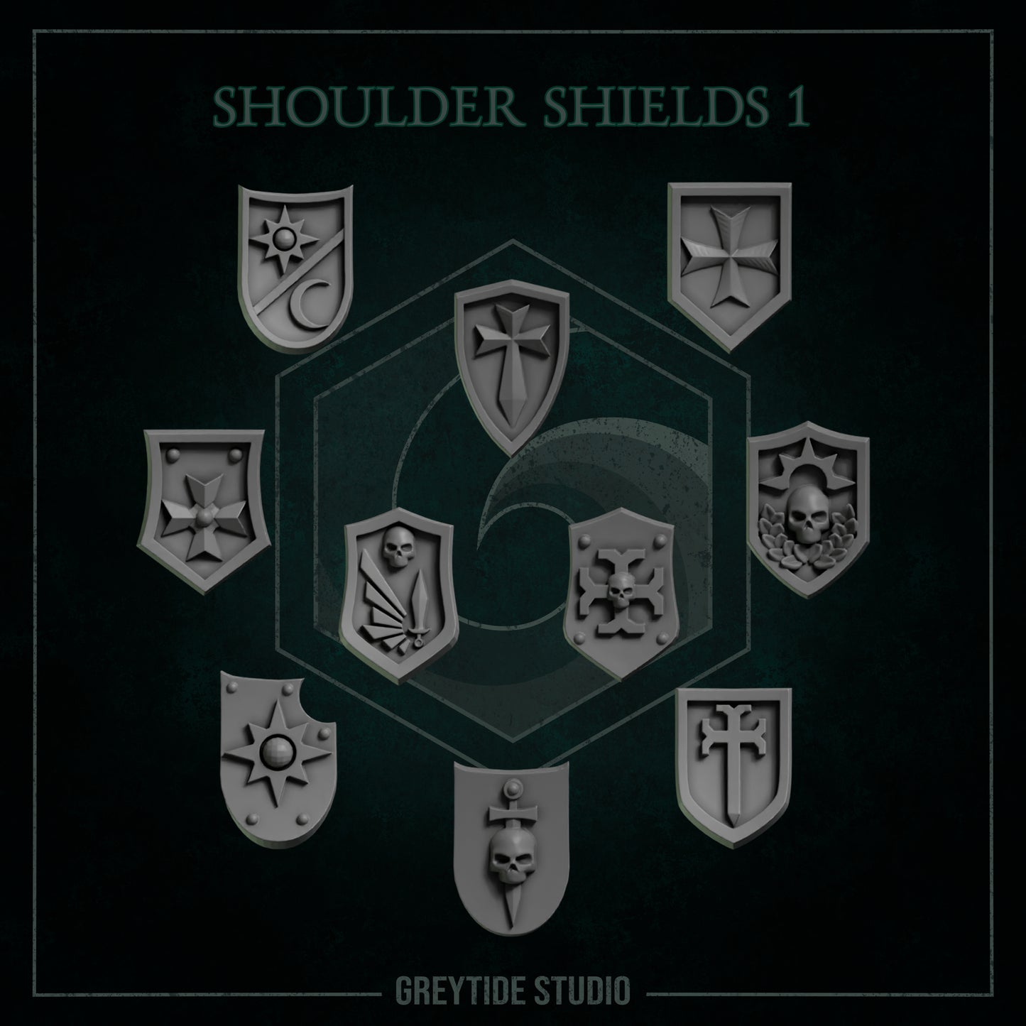 Shoulder shields 1 - GreyTide Studio