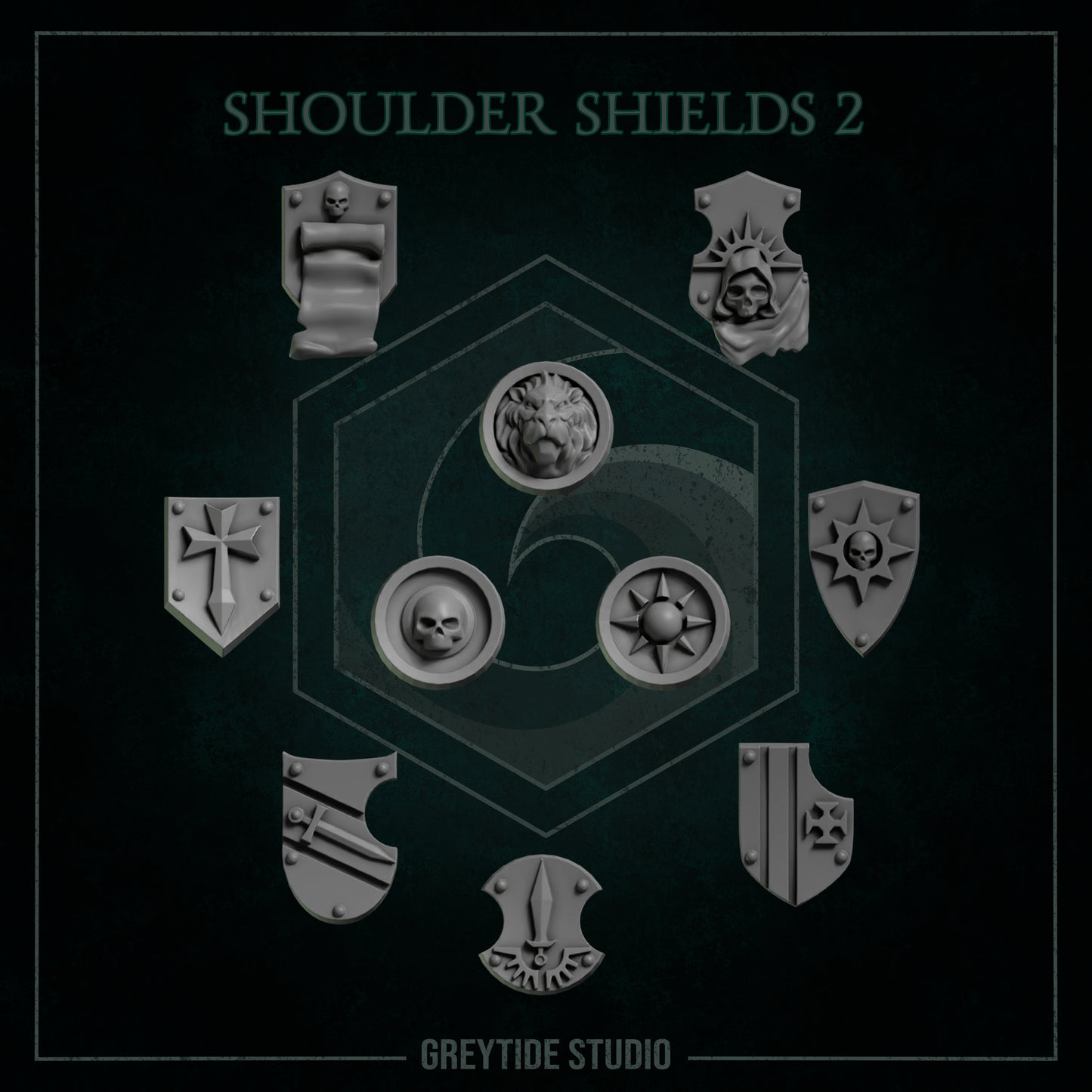 Shoulder shields 2 - GreyTide Studio