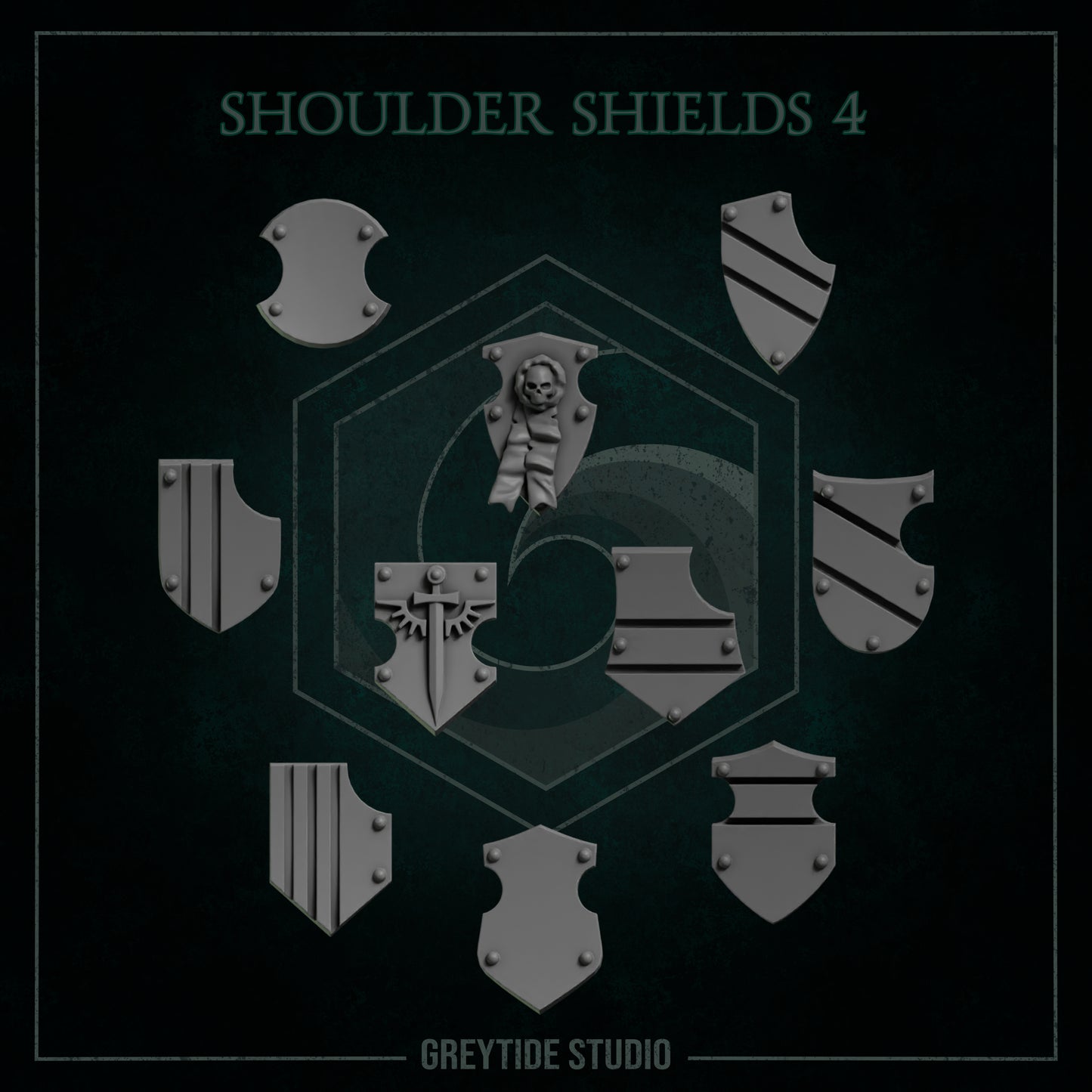 Shoulder shields 4 - GreyTide Studio