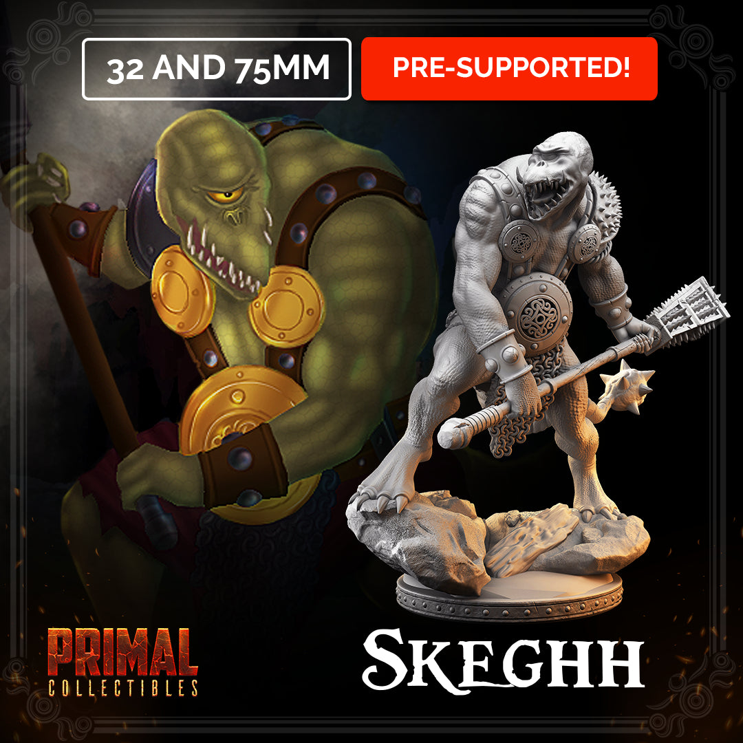 Reptile - Skeghh - MASTERS OF DUNGEONS QUEST - Primal Collectibles