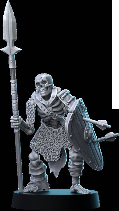 4x Skeleton Warriors - Across the Realms