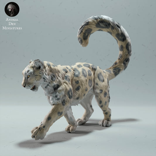 Snow Leopard - Animal Den Miniatures