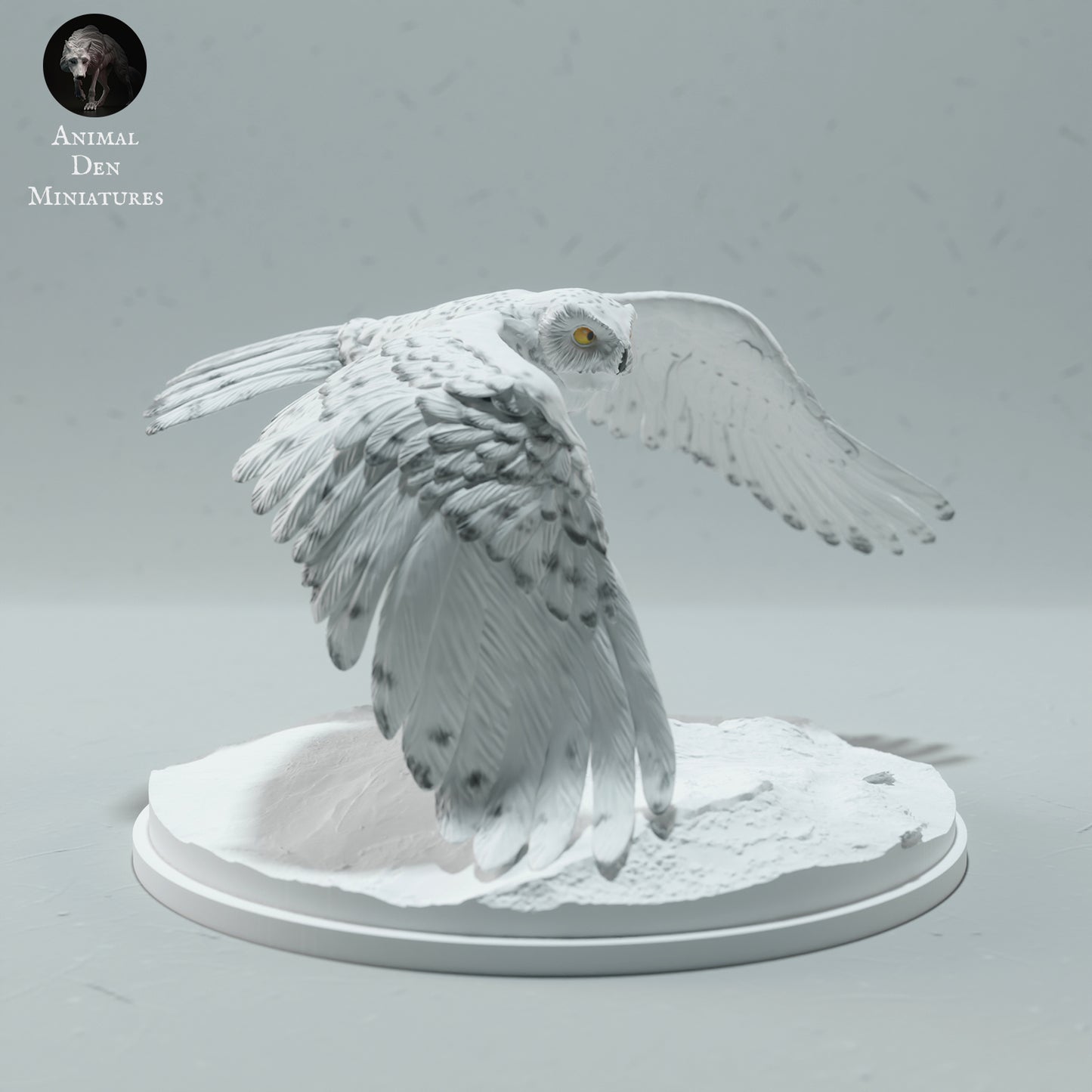 Snowy Owl - Animal Den Miniatures