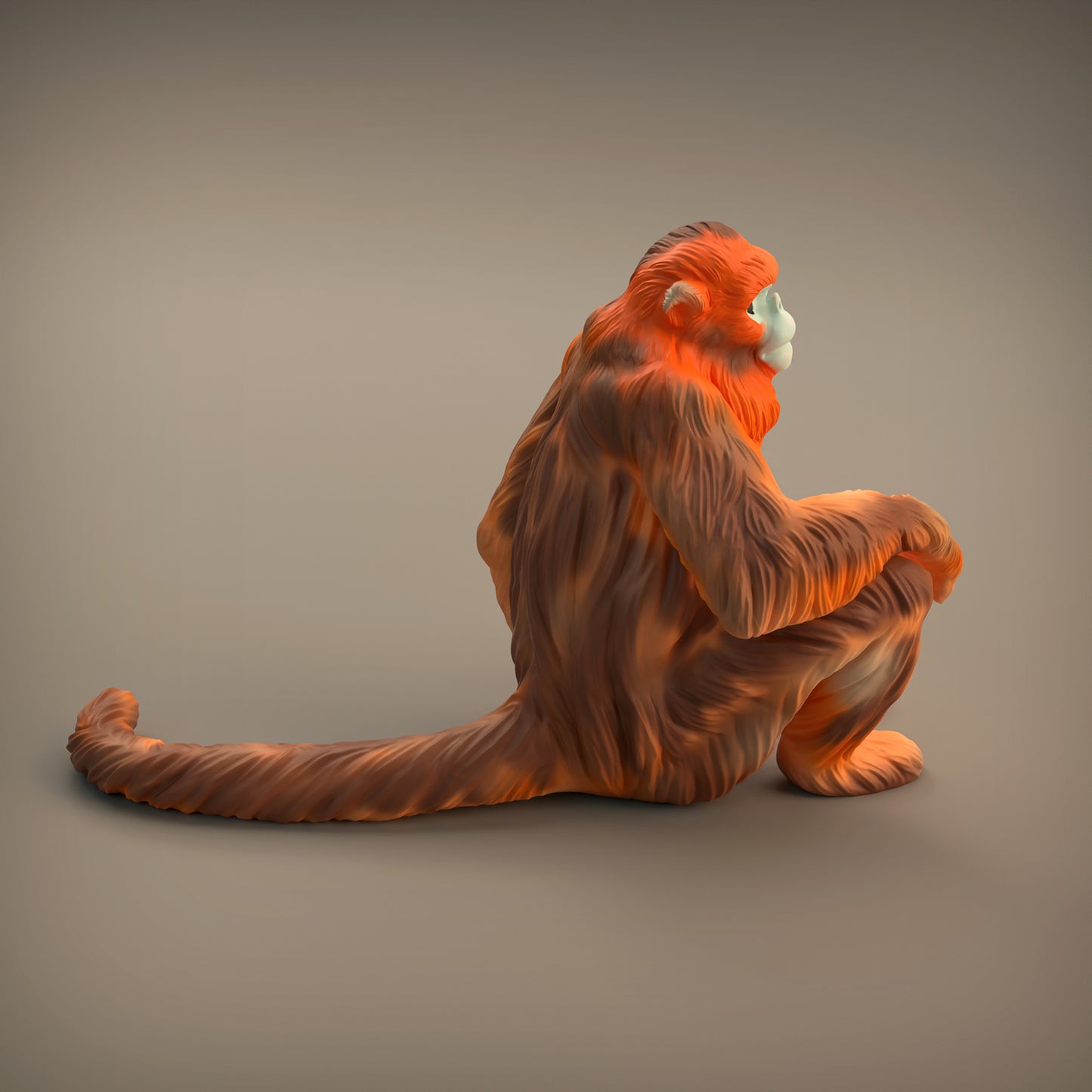 Snub-nose Monkey - Animal Den Miniatures