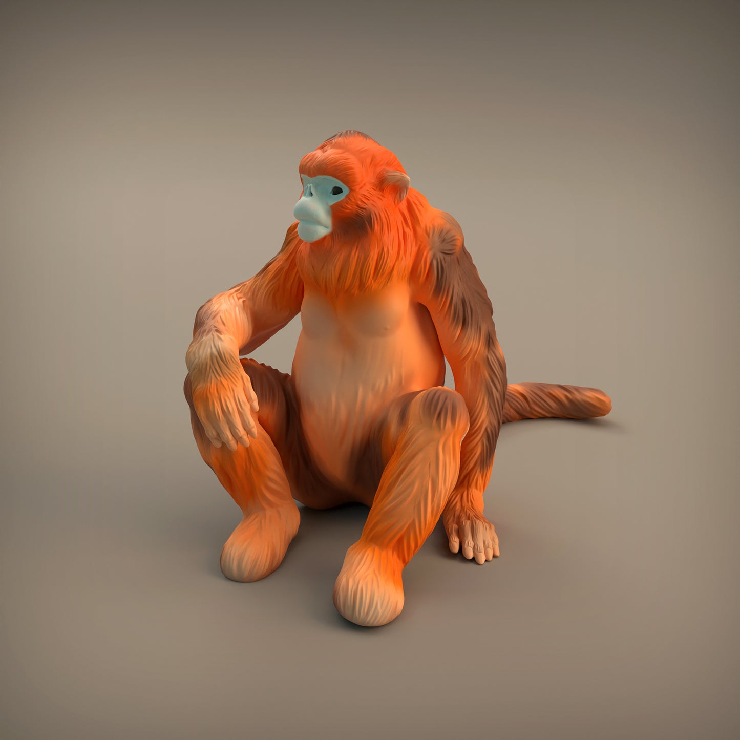 Snub-nose Monkey - Animal Den Miniatures