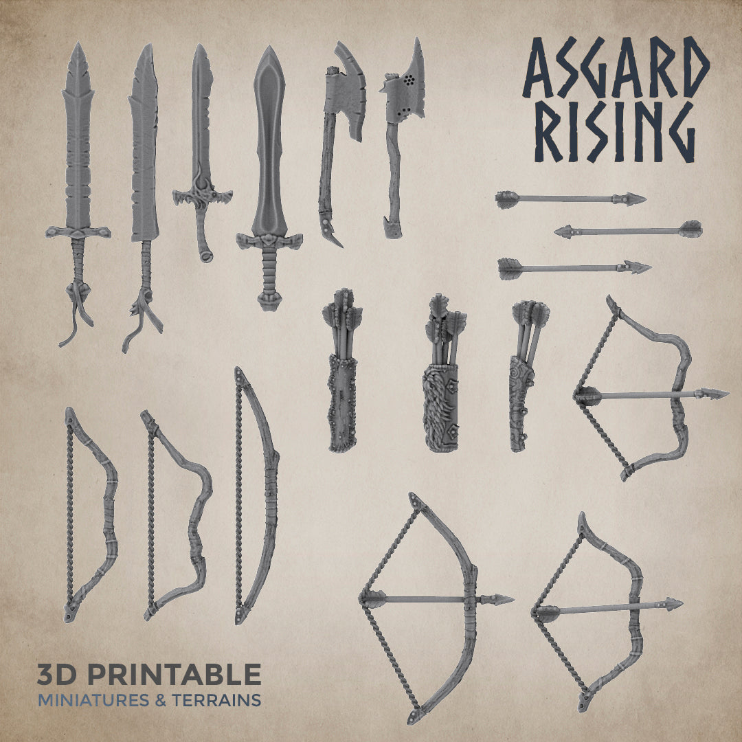 Weapons Set 4  - Asgard Rising