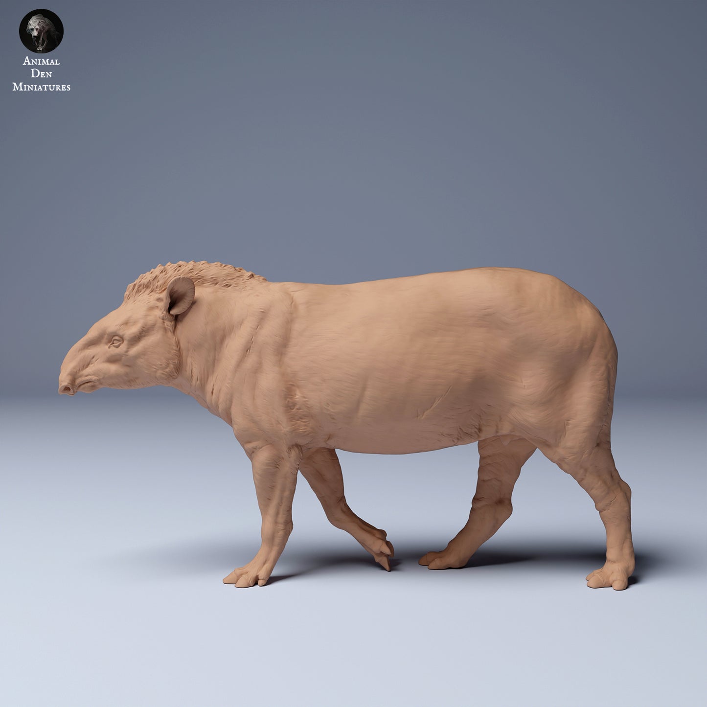 Brazilian tapir (Tapirus terrestris) Male Walking - Animal Den Miniatures