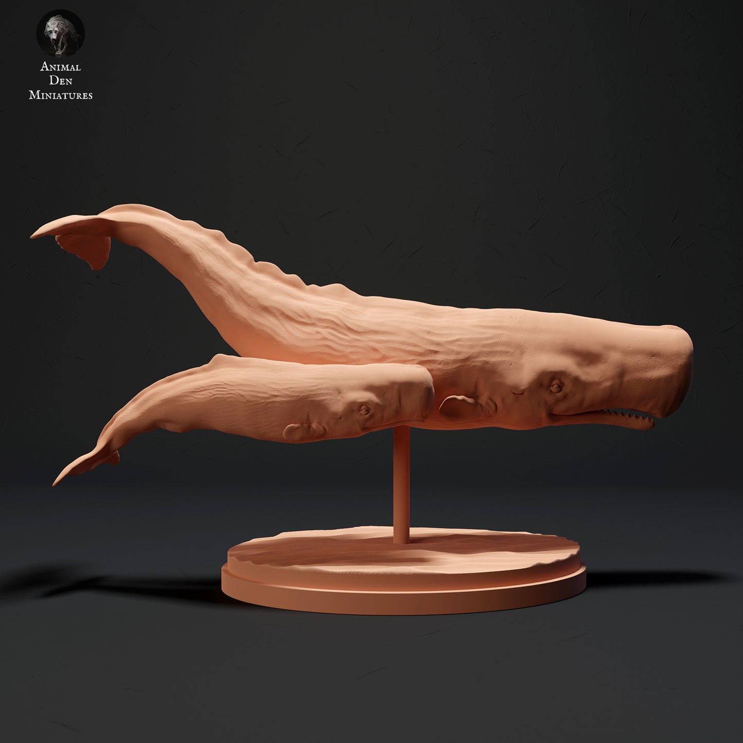 Sperm Whale and Calf - Animal Den Miniatures