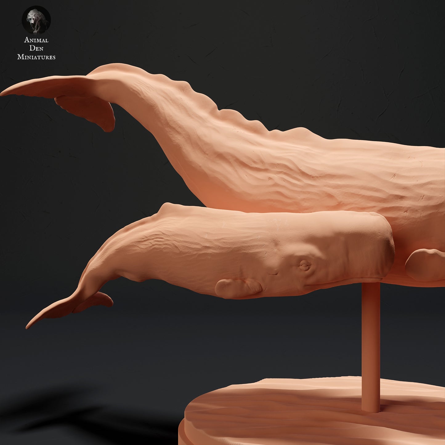 Sperm Whale and Calf - Animal Den Miniatures