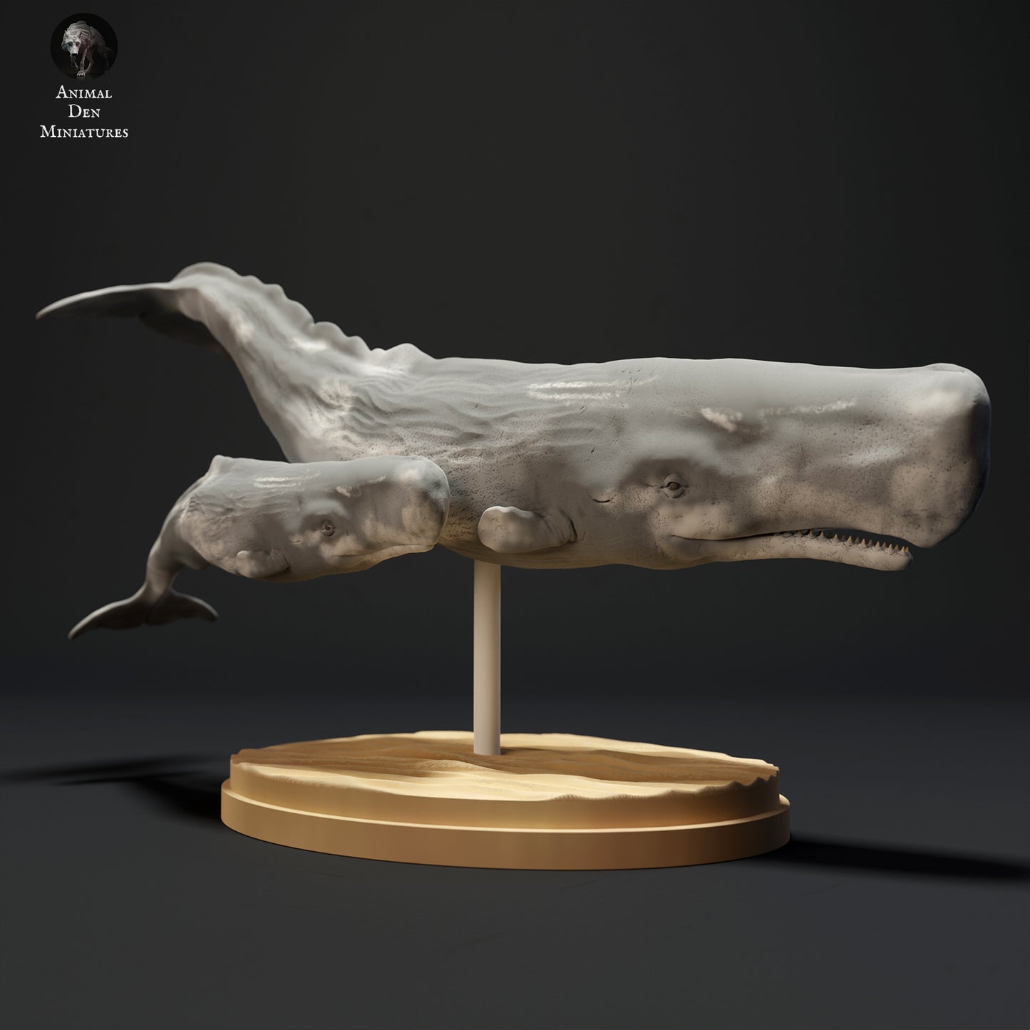 Sperm Whale and Calf - Animal Den Miniatures