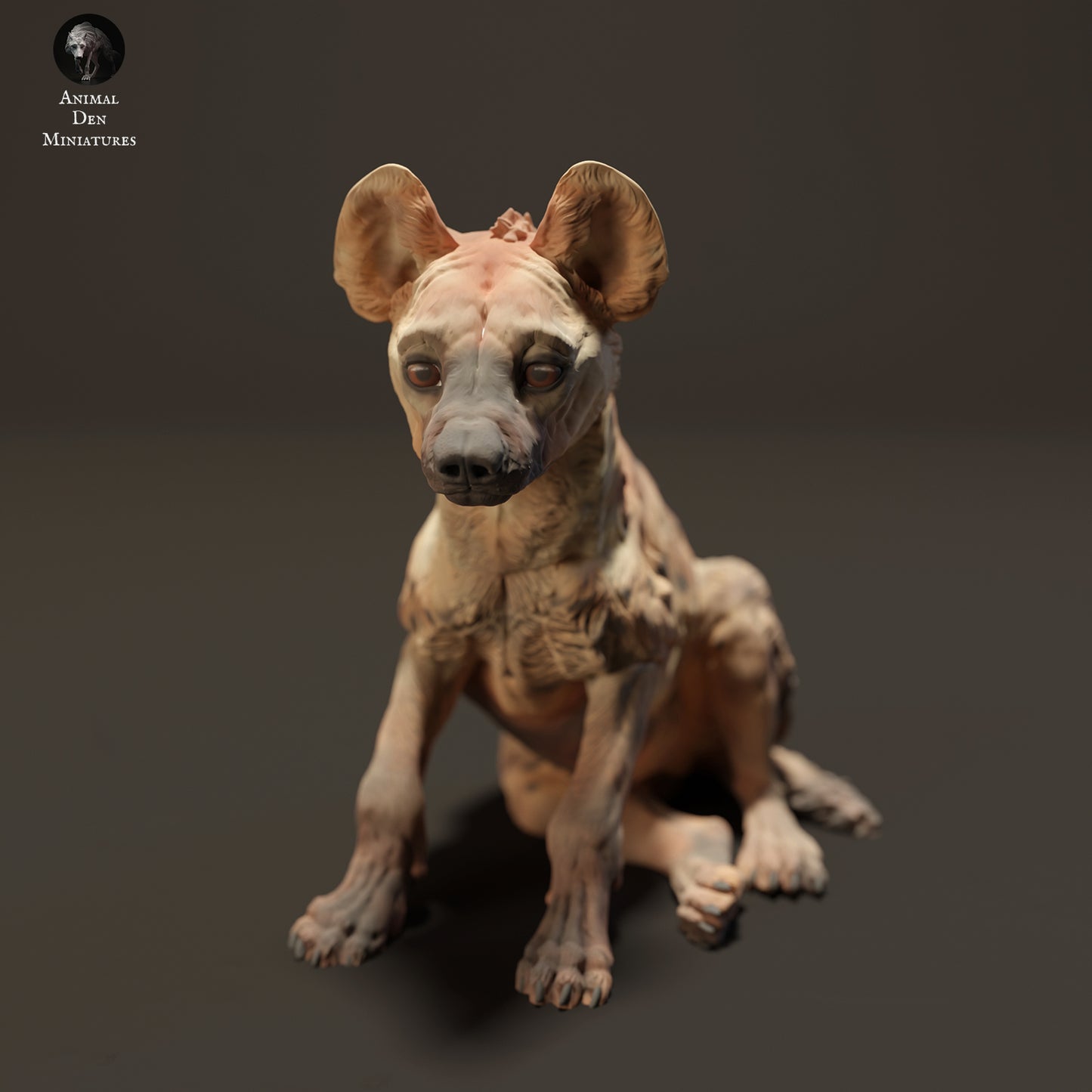 Spotted Hyena Pup - Animal Den Miniatures