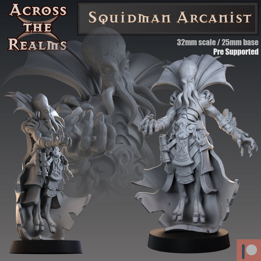 1x Squidman Arcanist - Across the Realms