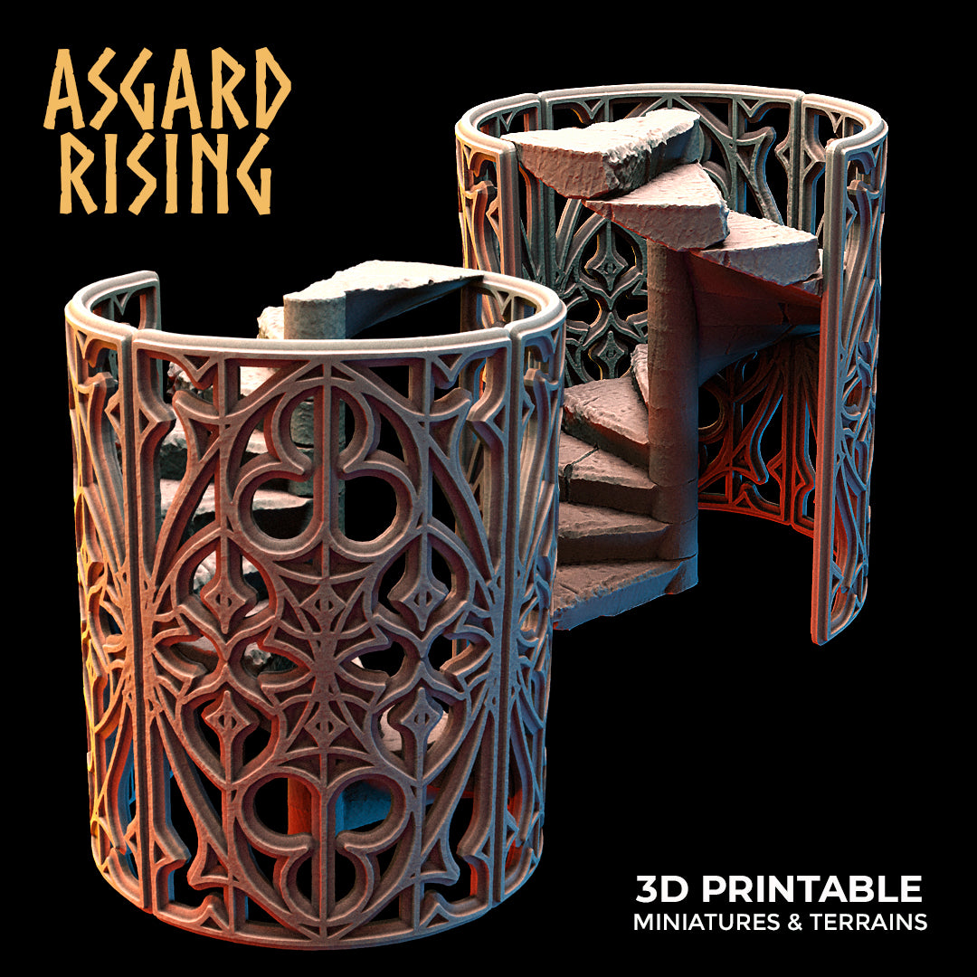 Stone Constructions and Ruins (Crumbling Version) - Modular Resin Custom Terrain - Asgard Rising