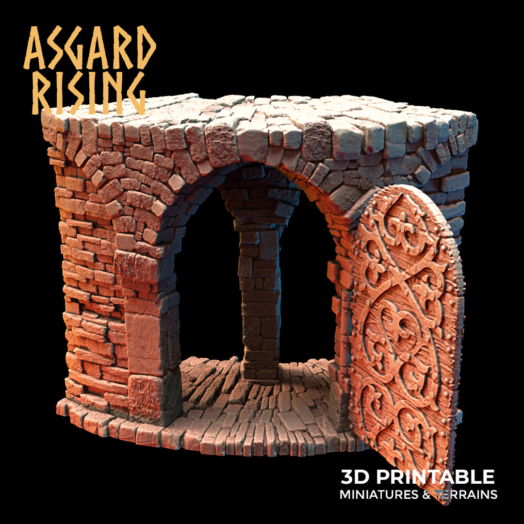 Stone Constructions and Ruins (Crumbling Version) - Modular Resin Custom Terrain - Asgard Rising