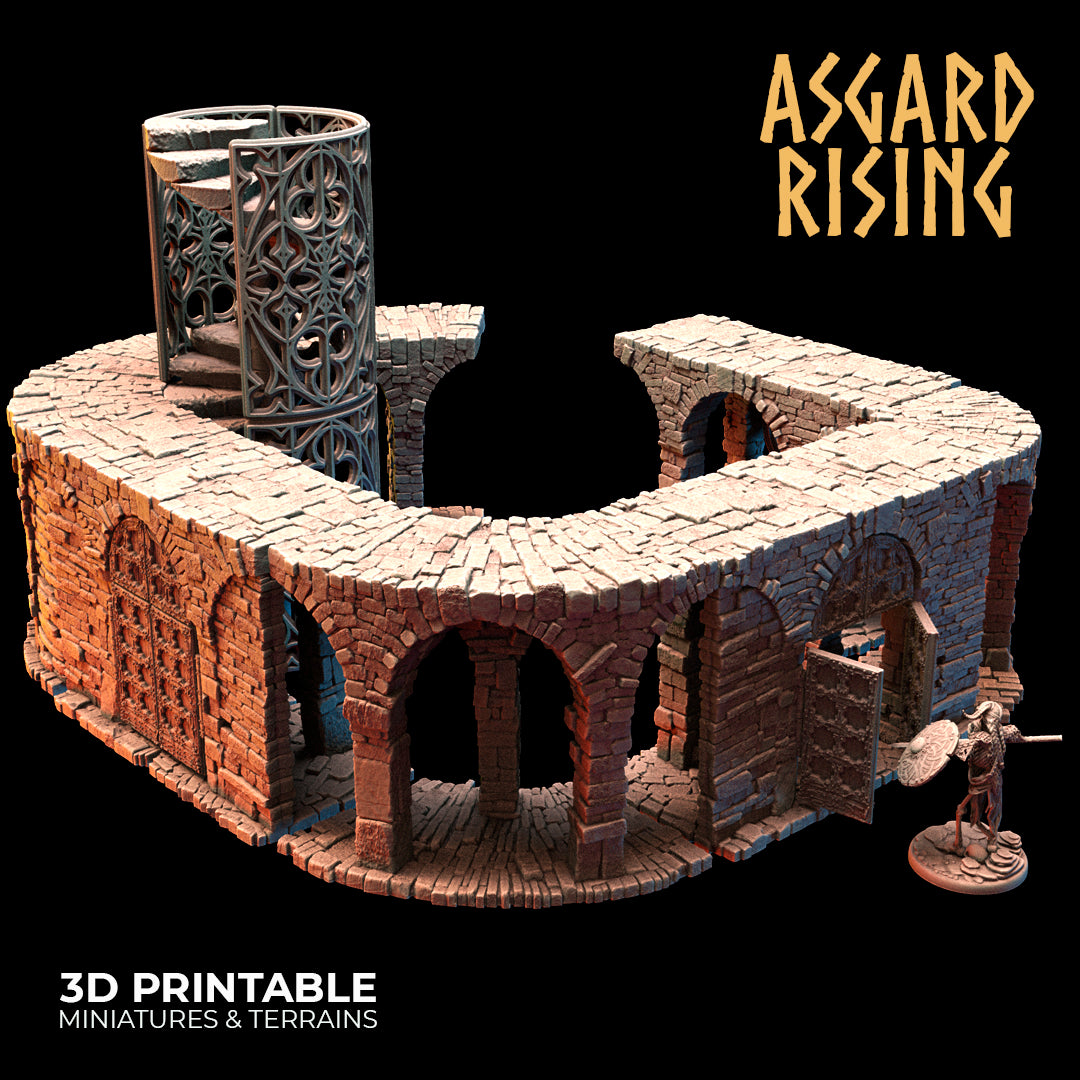 Stone Constructions and Ruins (Crumbling Version) - Modular Resin Custom Terrain - Asgard Rising