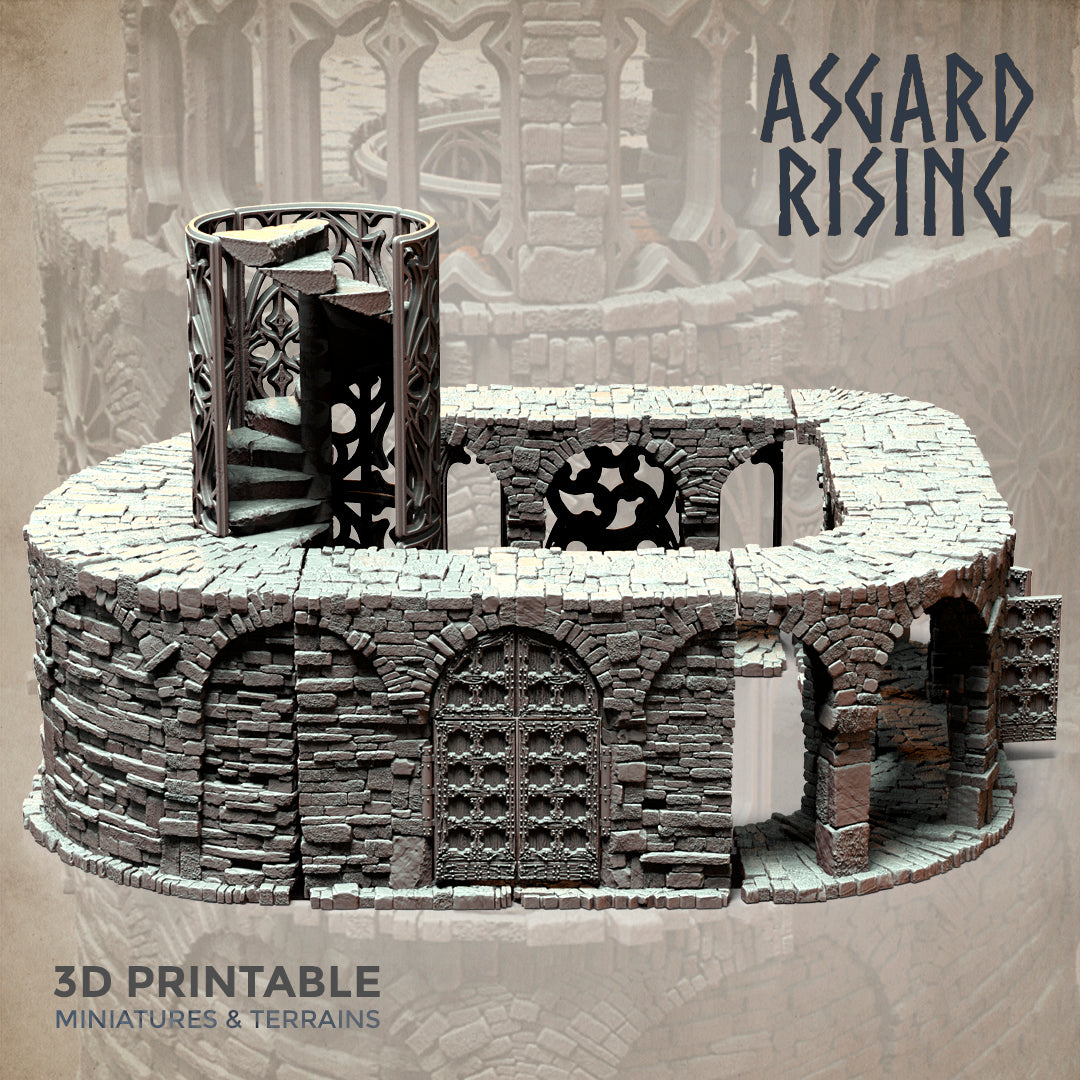 Stone Constructions and Ruins (Crumbling Version) - Modular Resin Custom Terrain - Asgard Rising