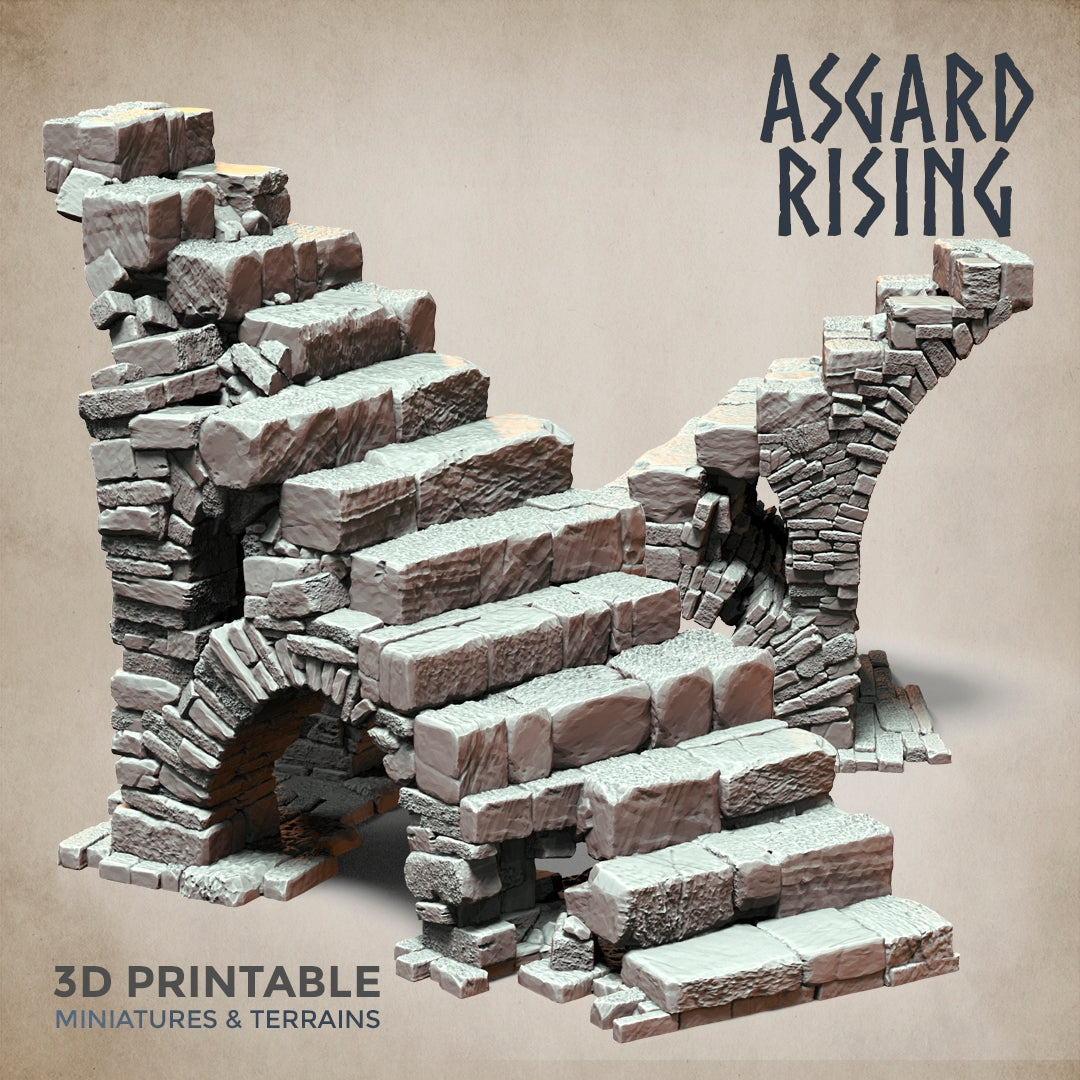 STONE CONSTRUCTIONS & RUINS - Modular Resin Custom Terrain - Asgard Rising