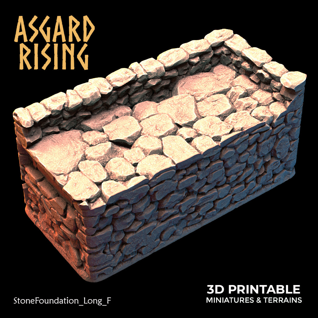 Stone Foundation - Modular Resin Custom Terrain - Asgard Rising