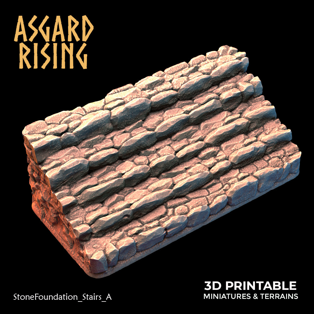 Stone Foundation - Modular Resin Custom Terrain - Asgard Rising