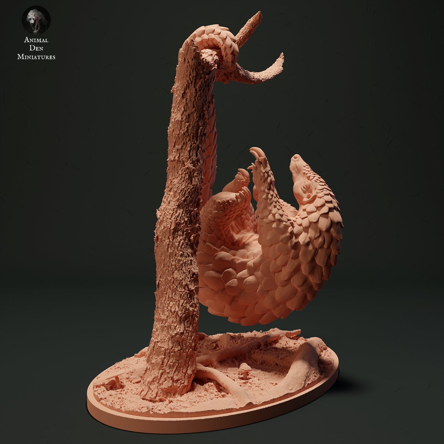 Sunda Pangolin Hanging - Animal Den Miniatures